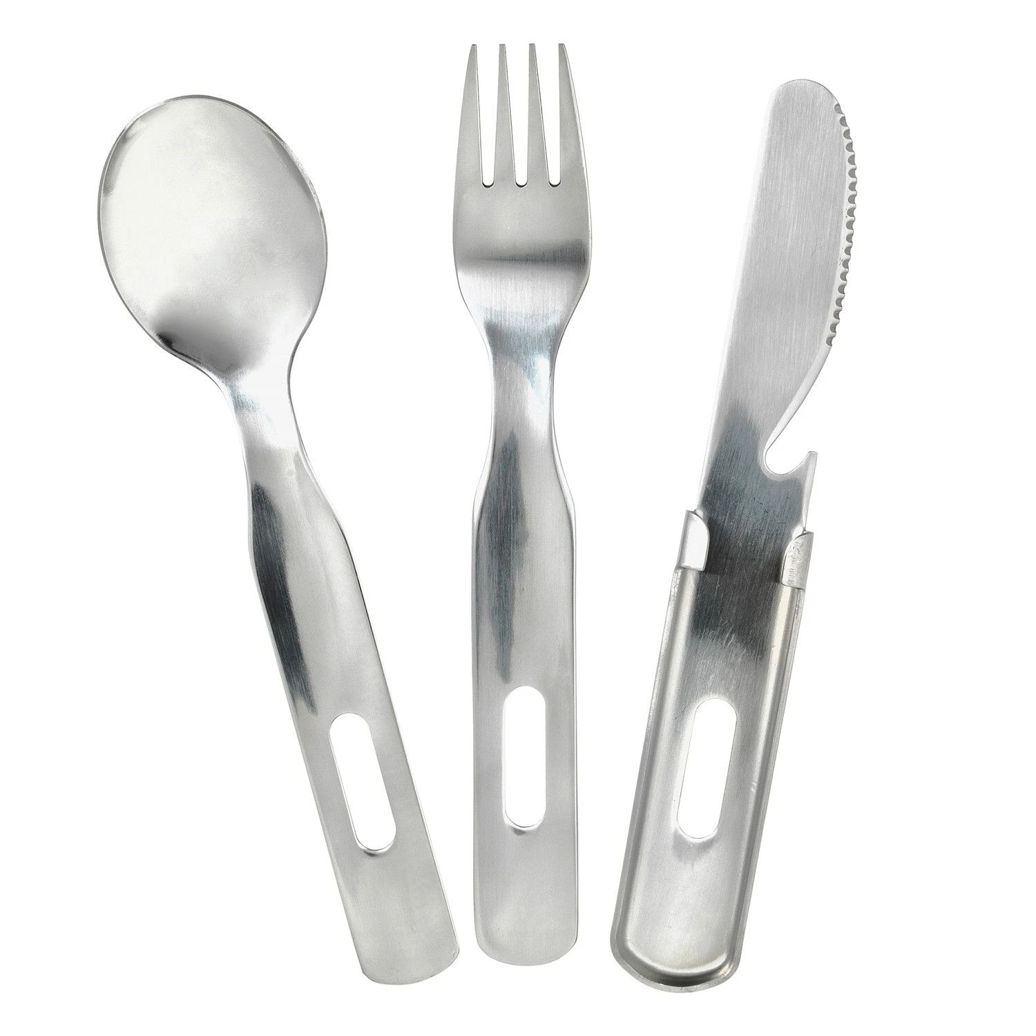 Diverse 3-delt Spise Bestik I Rustfrit Stål