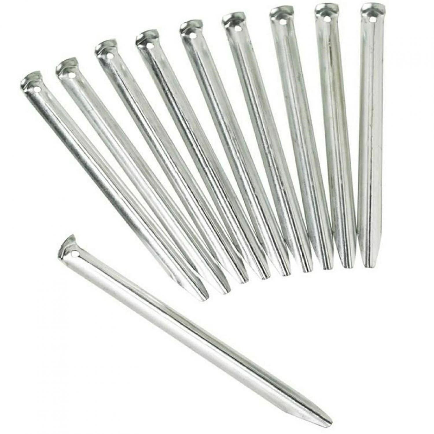 Asivik U-Pløk Stål 10 Stk