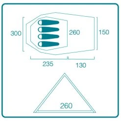 Robens Fairbanks, 4 Personers Telt
