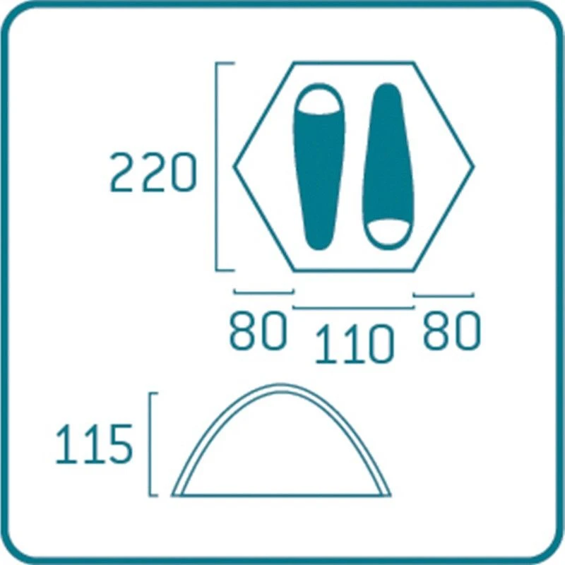 Bergans Super Light Dome 2-persons Telt