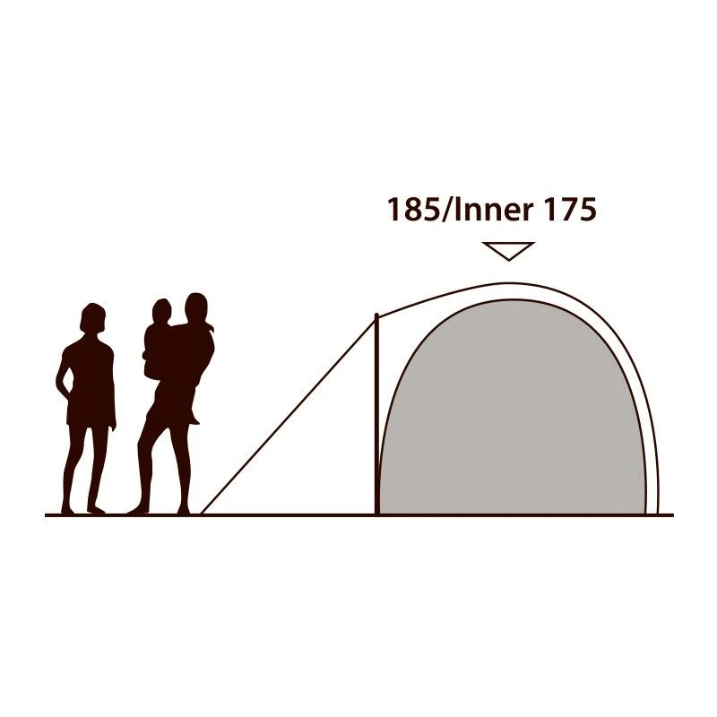 Outwell Cloud 5 Campingtelt - Billede 2