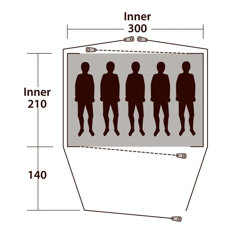 Outwell Cloud 5 Campingtelt