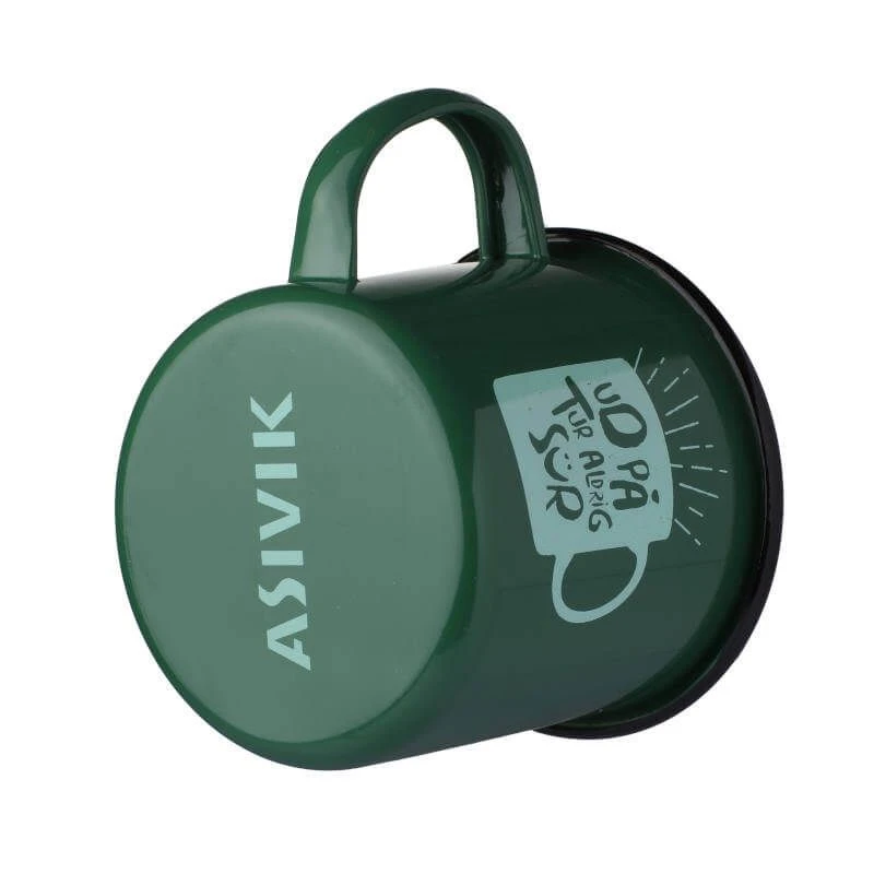 Asivik Emalje Kop "Ud På Tur" - Billede 2