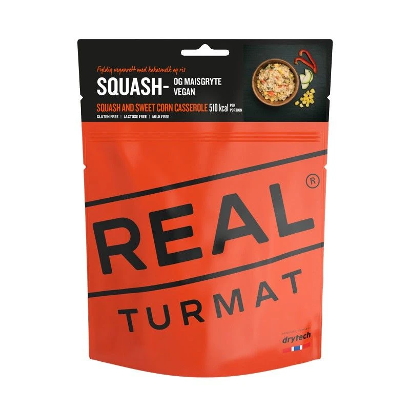 Real Turmat Squash Og Majsgryde (vegansk)