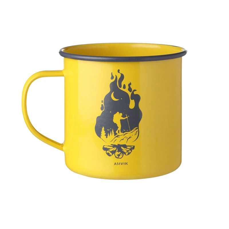 Asivik Emaljekop "Lejrbål", 350ml - Billede 4