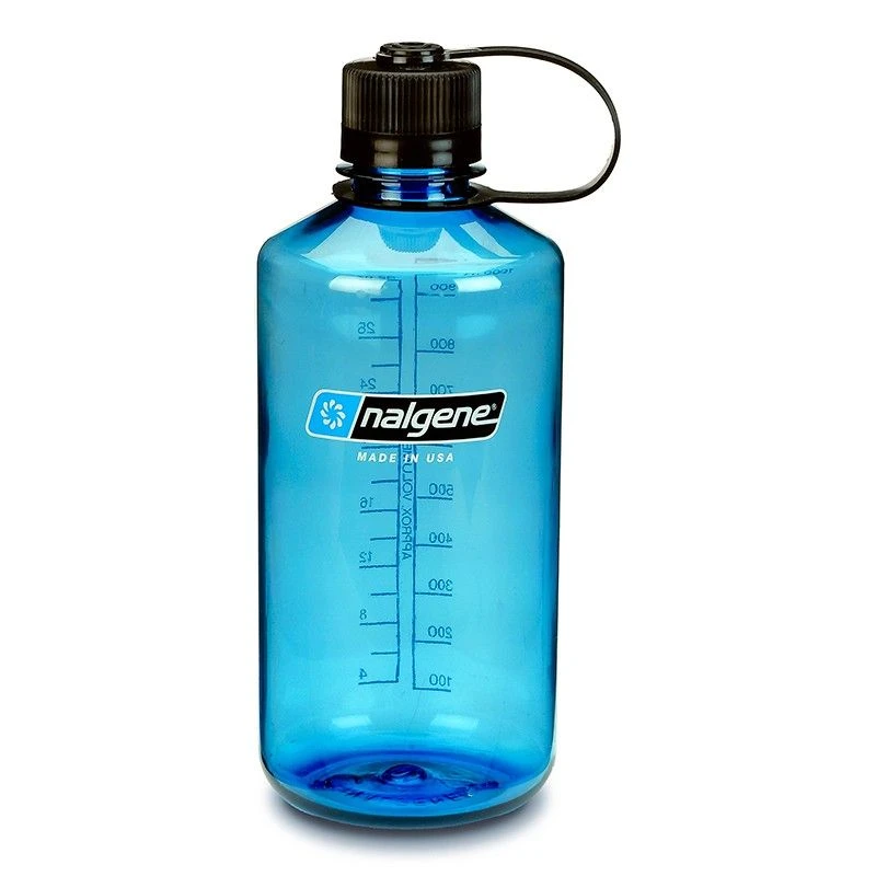 Nalgene Drikkedunk "Narrow Mouth" 1 Ltr-BLÅ